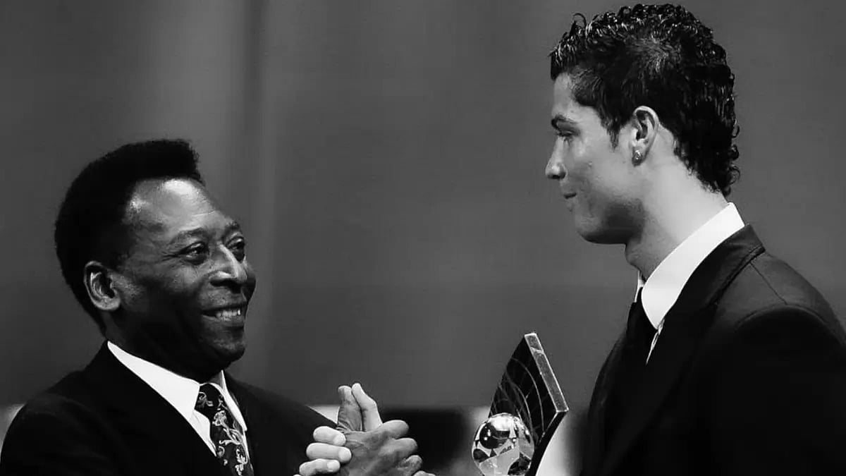 Cristiano Ronaldo paid his tribute to football legend Pele on his Instagram.