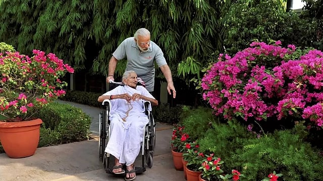 Ashes Of PM Modi's Mother Immersed In Ganga In Haridwar