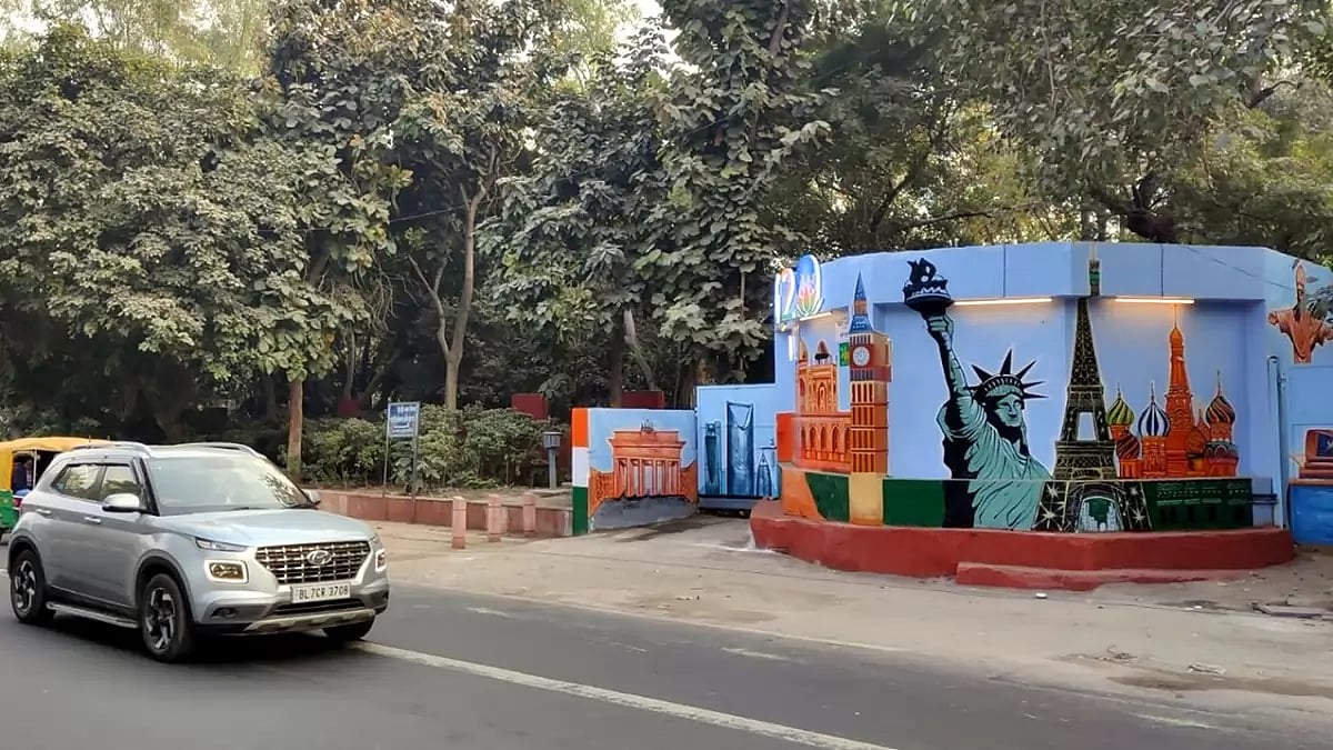 G20 summit preparation in Delhi