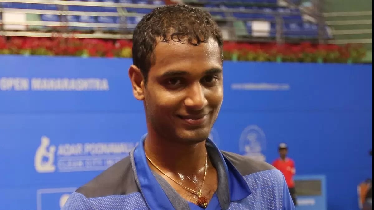Ramkumar had entered the tournament as a wild card.