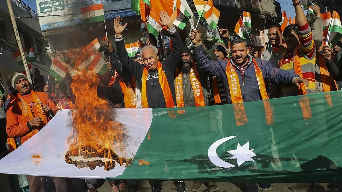 Protest against killing of people in Rajouri