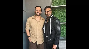 Ajay Devgn with Rohit Shetty