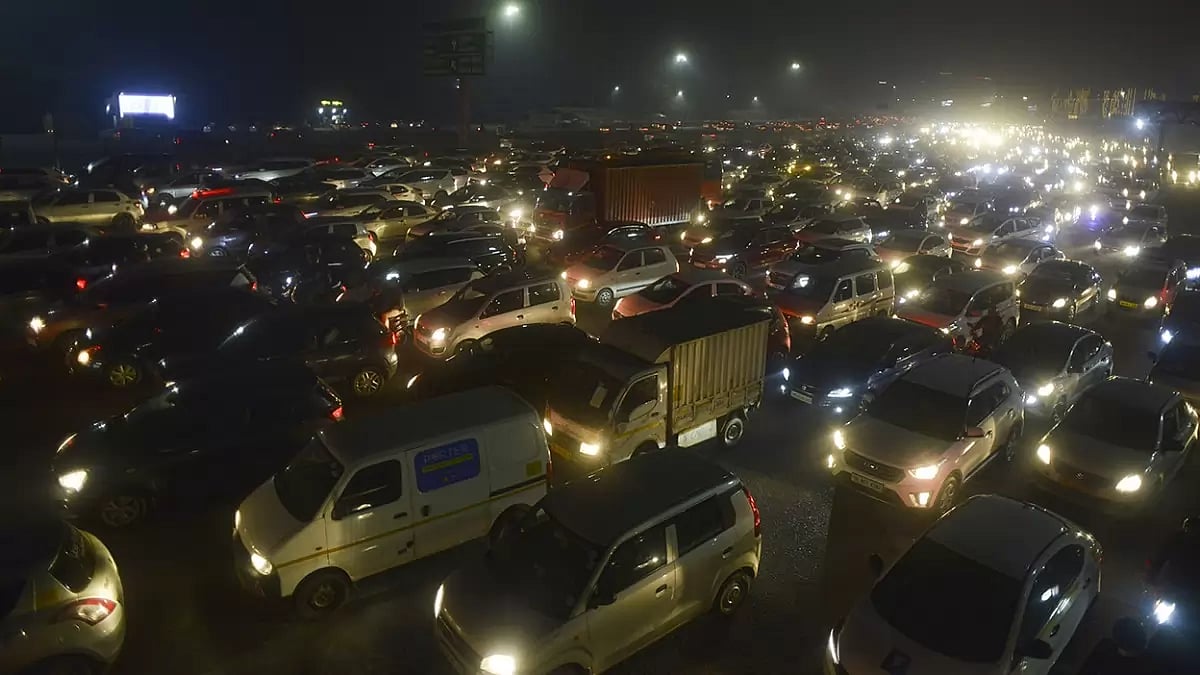 Traffic congestion in Gurugram