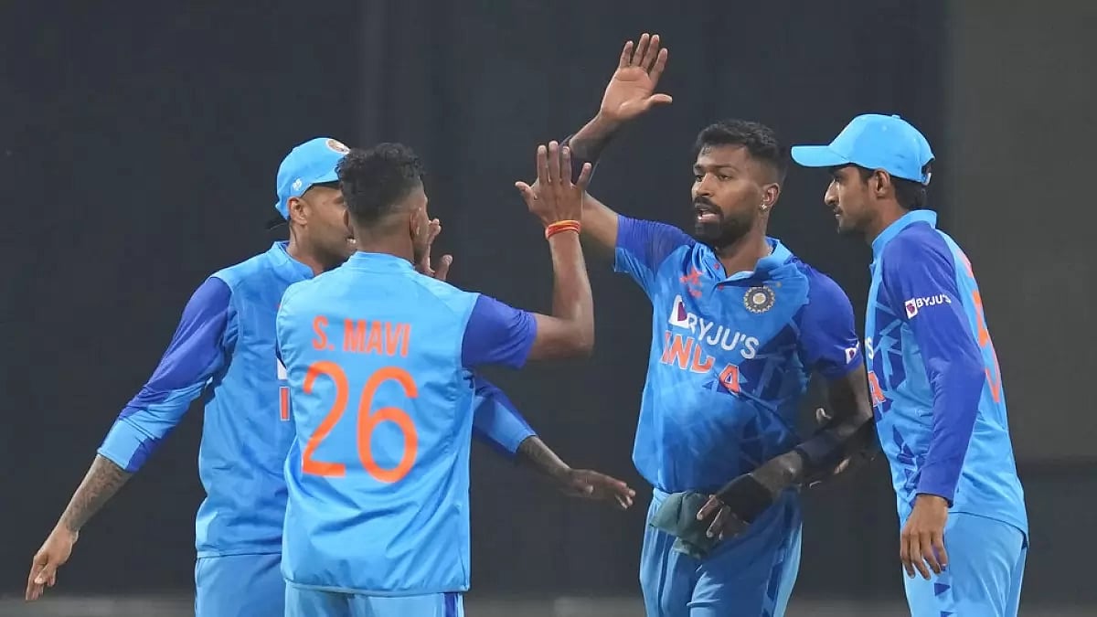 This is the lowest total India defended at the Wankede stadium in a T20I game.