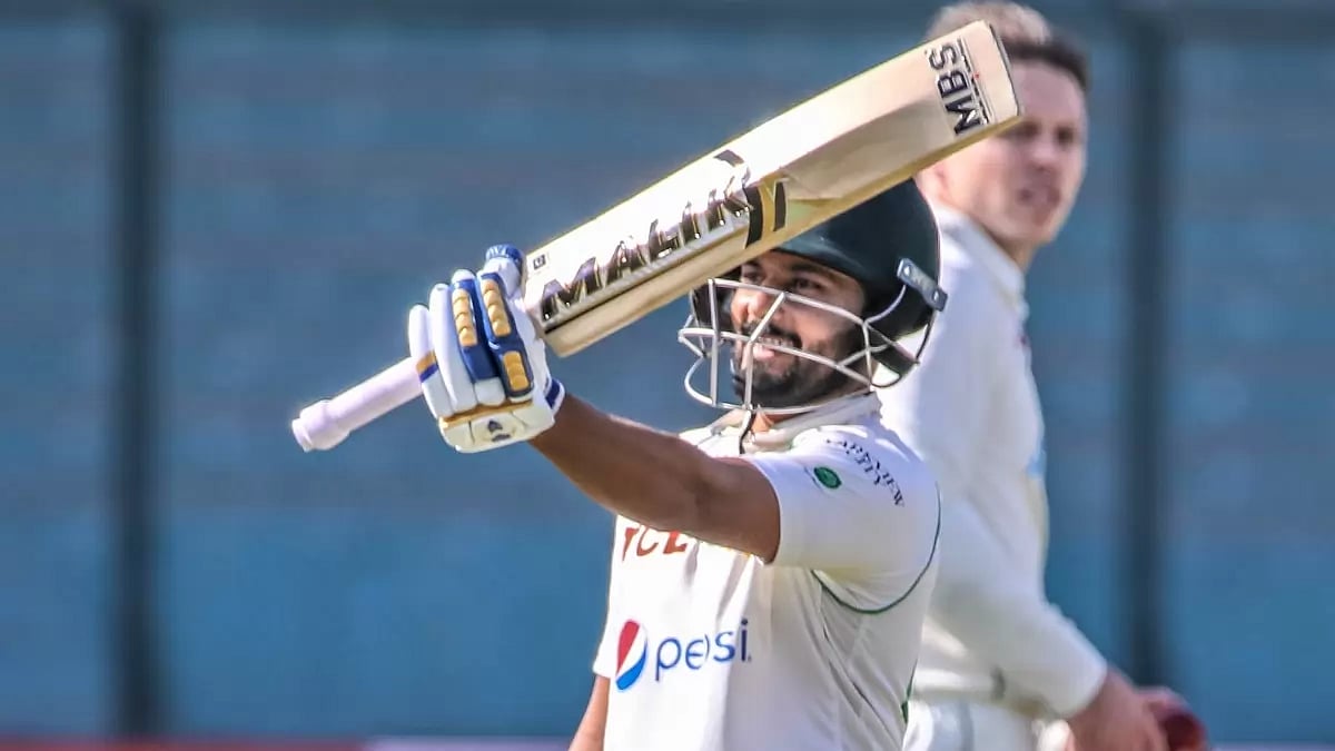 Shakeel showed plenty of patience but accelerated once he completed his half-century.
