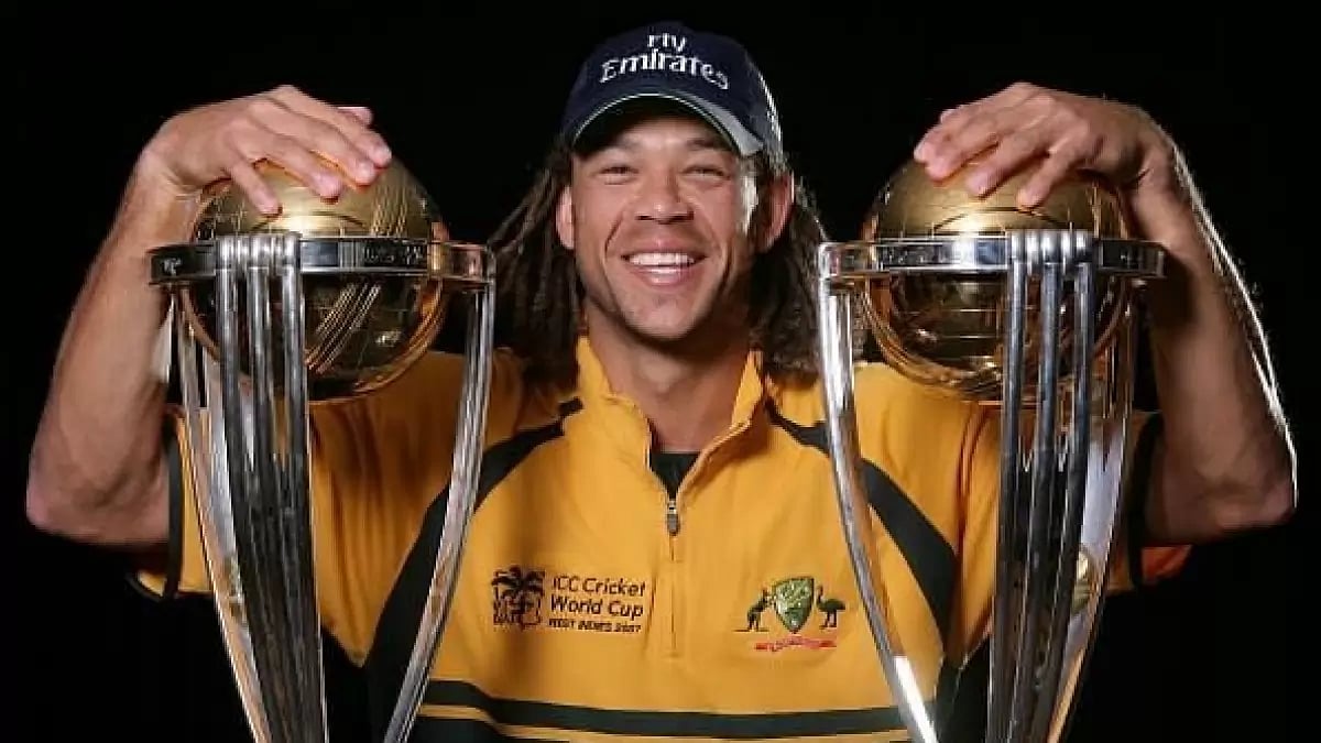 Andrew Symonds won two World Cups with Australia. - null
