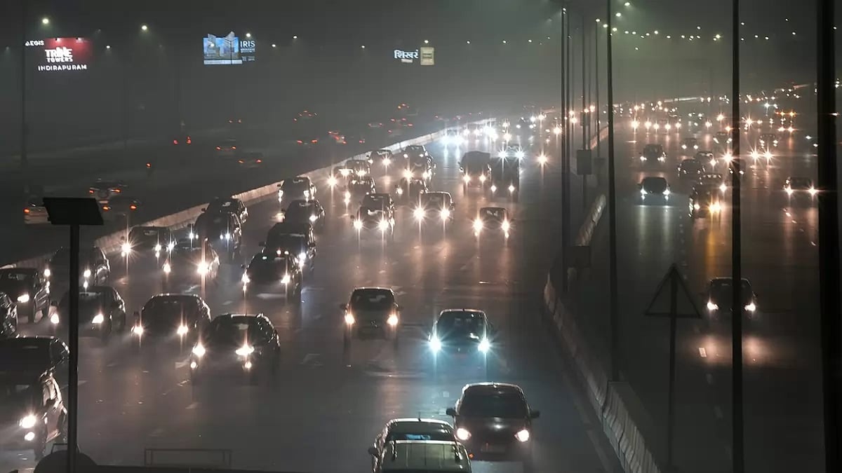 Cold winter in Delhi