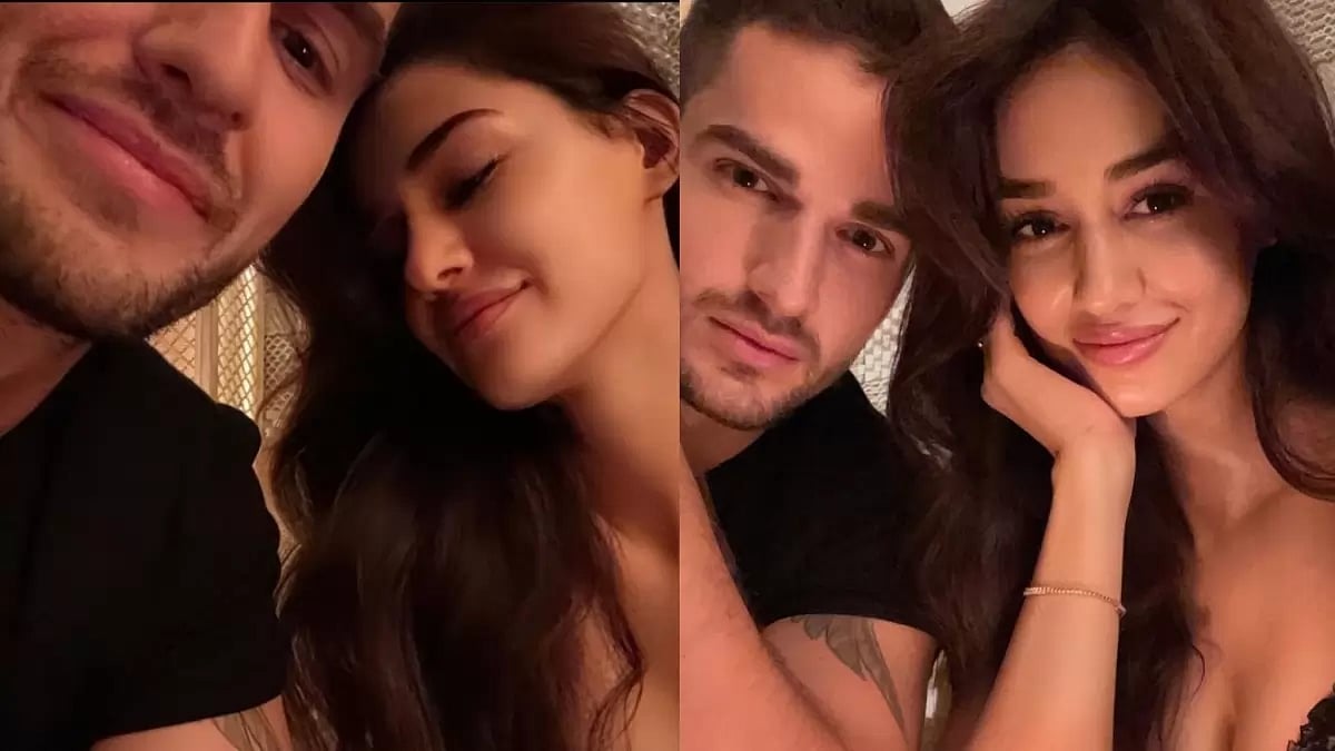 Disha Patani poses with Aleksandar Alex Ilic