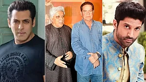Salman Khan, Farhan Akhtar, Salim Khan, Javed Akhtar