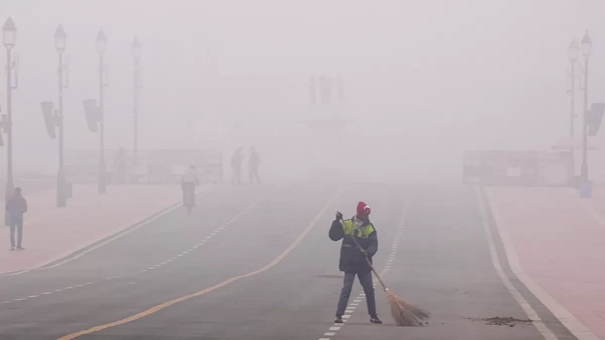 Fog in Delhi