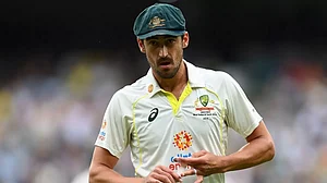 Starc was diagnosed with a detached tendon in the middle finger and missed the third Test vs SA.