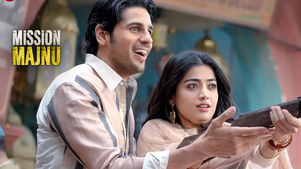 Sidharth Malhotra And Rashmika Mandanna In A Still From Mission Majnu