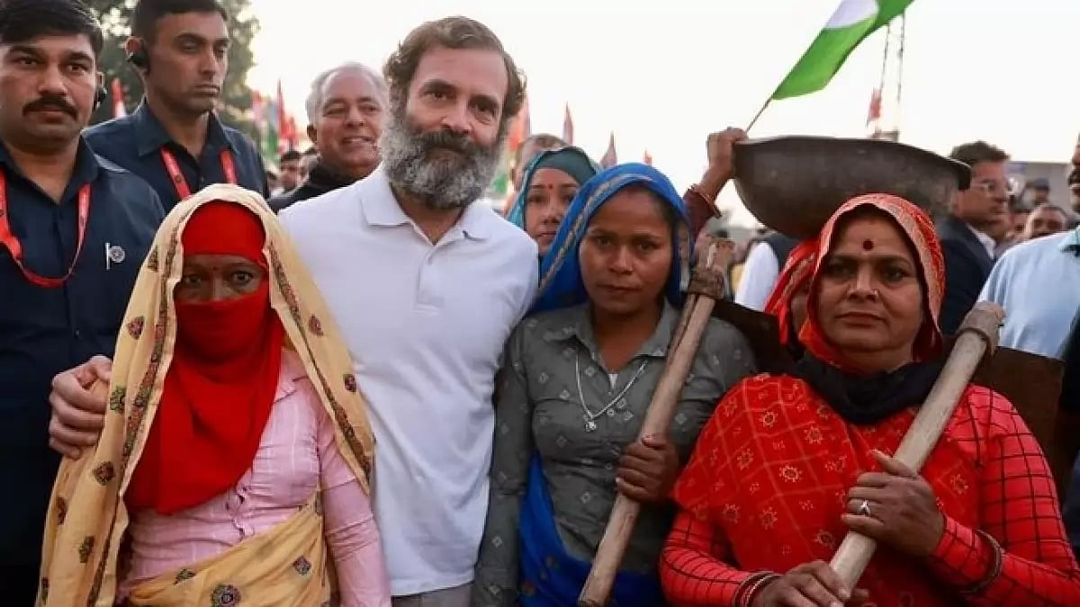 Congress leader Rahul Gandhi during the Bharat Jodo Yatra