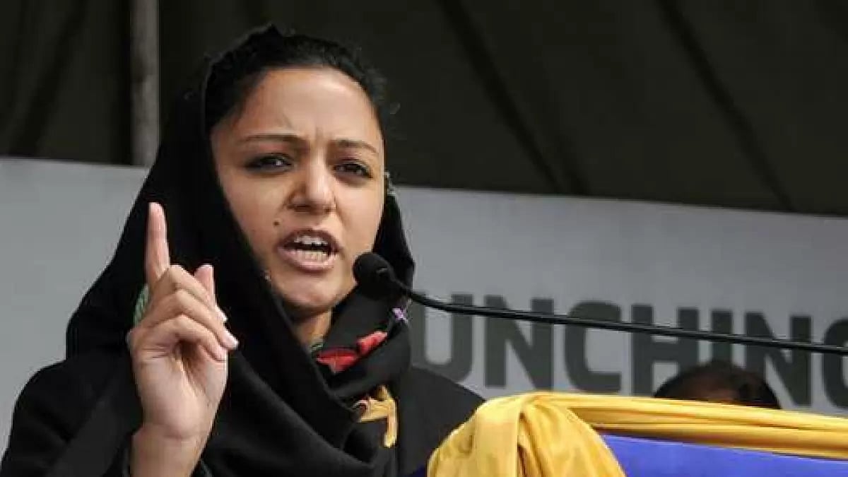 Former JNUSU leader Shehla Rashid