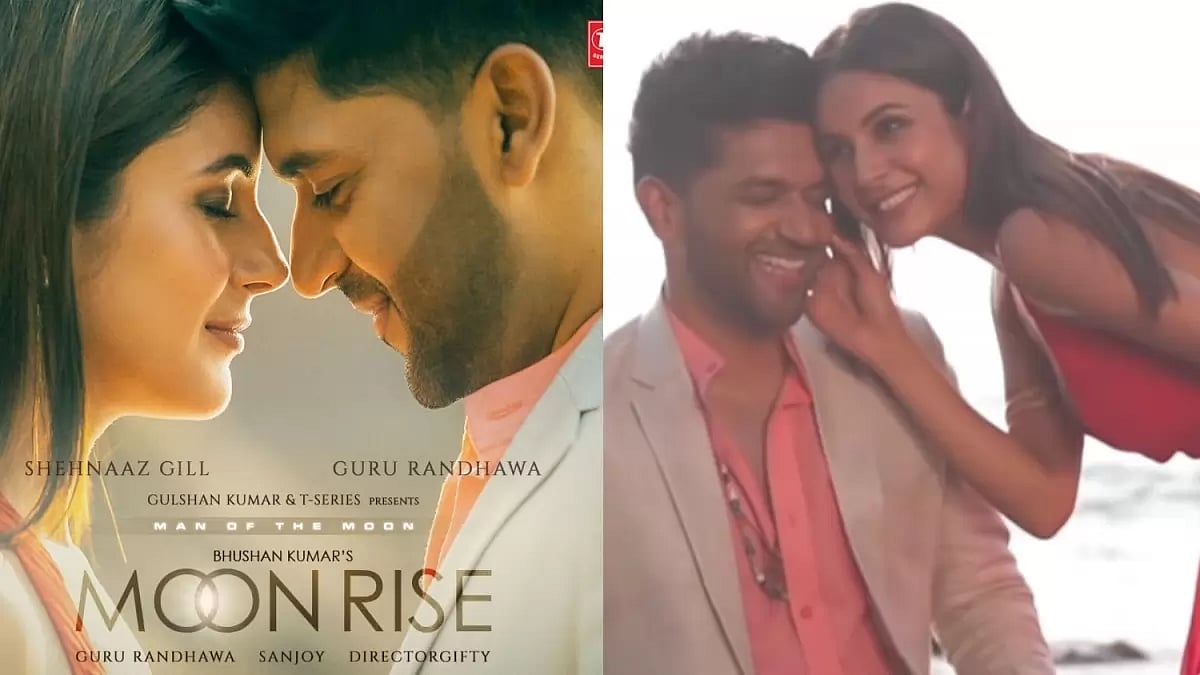 Shehnaaz Gill and Guru Randhawa in 'Moon Rise'
