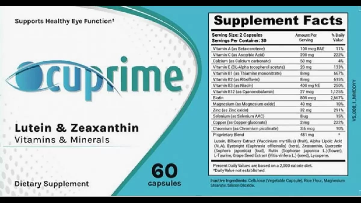 Ocuprime Supplement