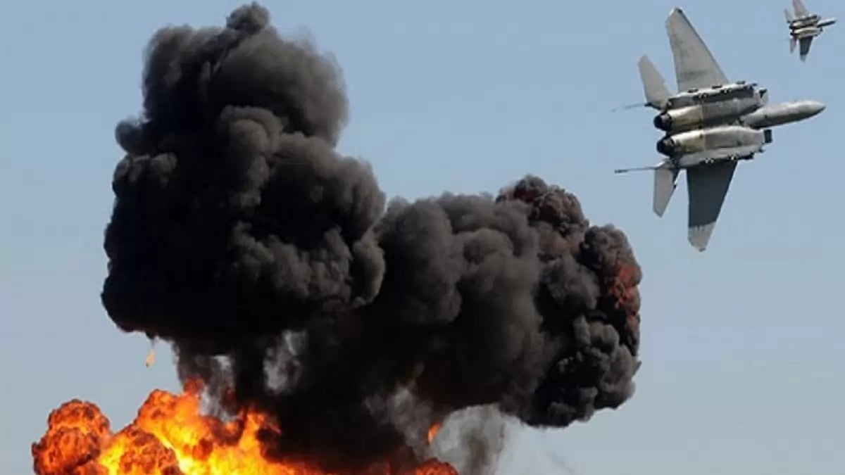 Representative photo of an airstrike