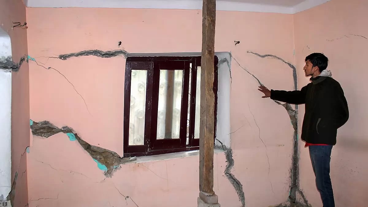 Joshimath land subsidence 