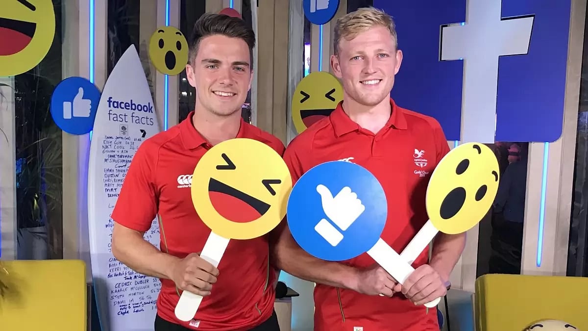 Shipperley, right, is one of the two players who played for GB, but represents Wales now.