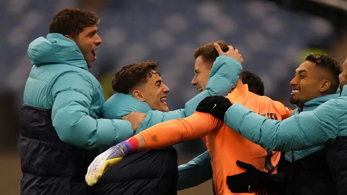 Marc-André ter Stegen was the hero of the match for Barcelona in the penalty shootout.