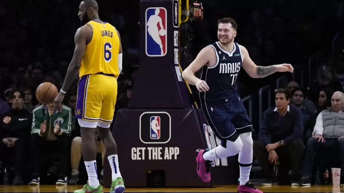 Doncic (R) highlighted his 56th career triple-double with that pair of clutch 3-pointers.