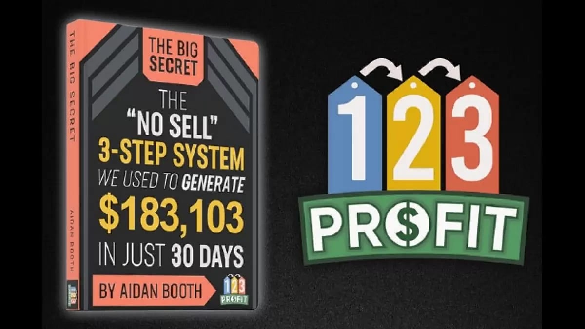 123 Profit Reveals Aidan Booth's
