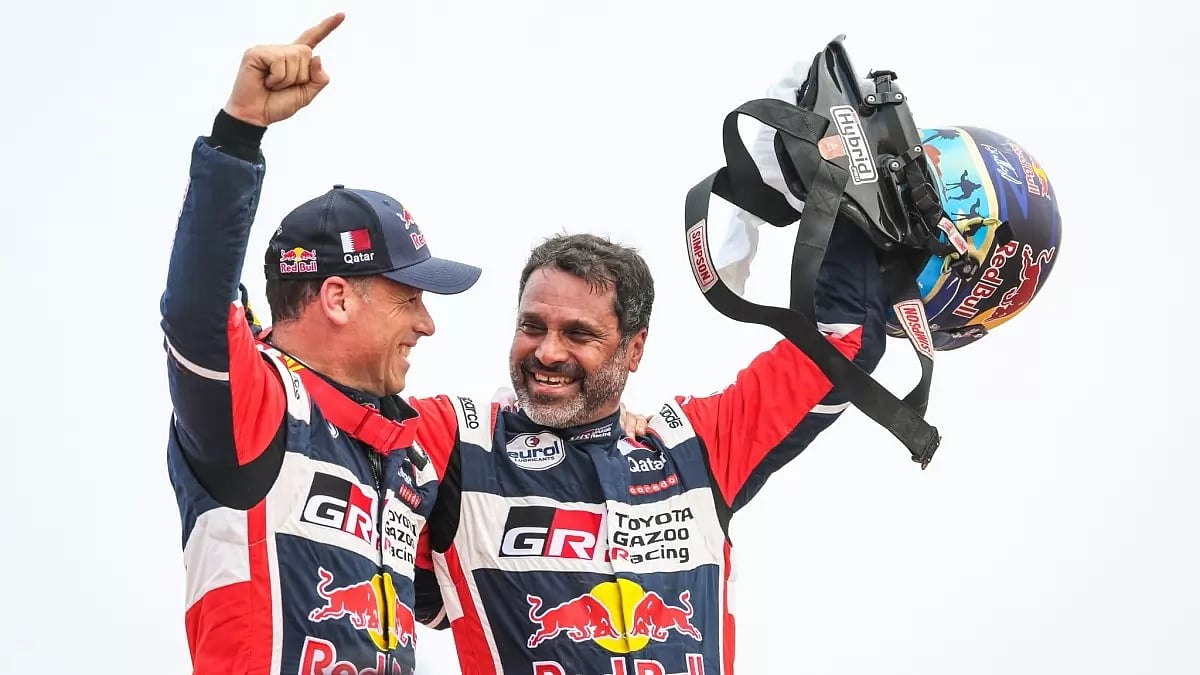 This is Al-Attiyah's, right, fifth Dakar title.