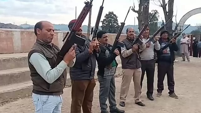 Jammu & Kashmir: Special Training Camp For Village Defence Guards Held In Rajouri
