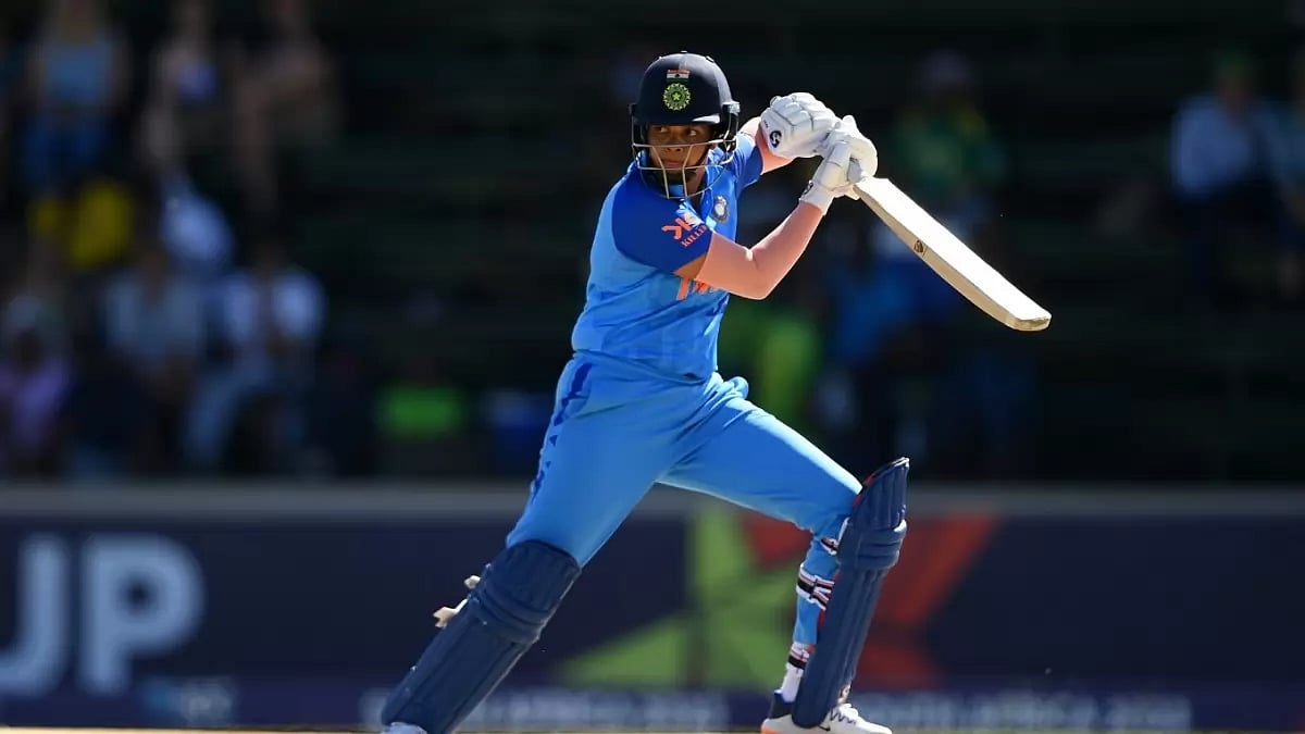 Shafali shared a 111-run opening stand with vice-captain Shweta Sehrawat.