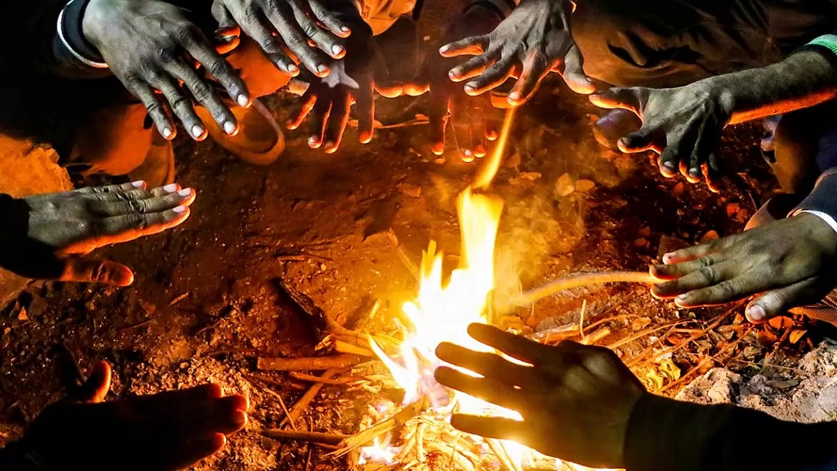 Cold winter day in Nagpur