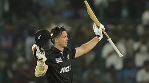 Michael Bracewell scored a blistering 140 off 78 balls in the first ODI against India.