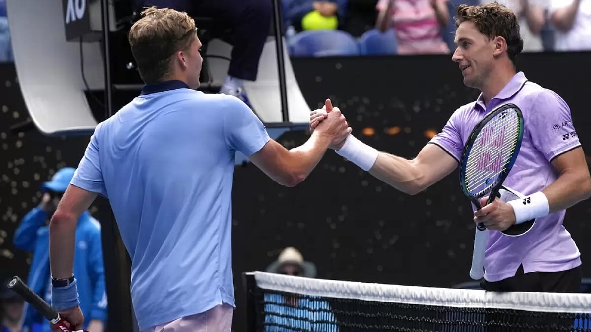 Casper Ruud (R) was the second seed coming into this tournament.