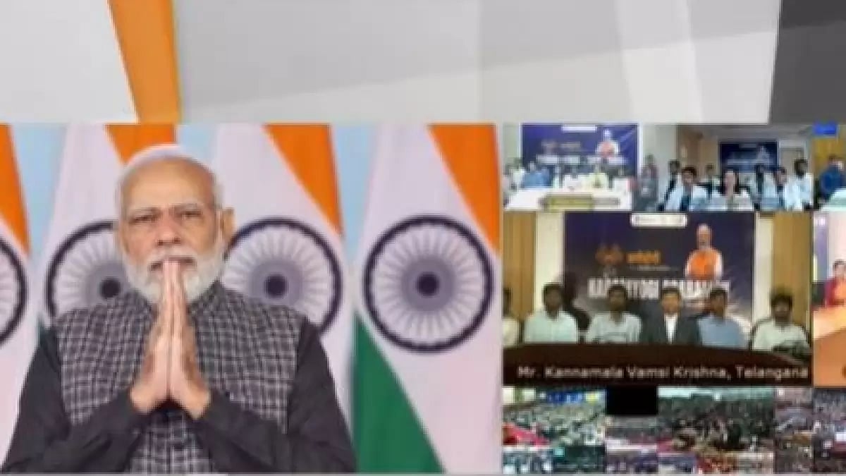 PM Modi virtually distributed job appointment letters at Rozgar Mela on Friday