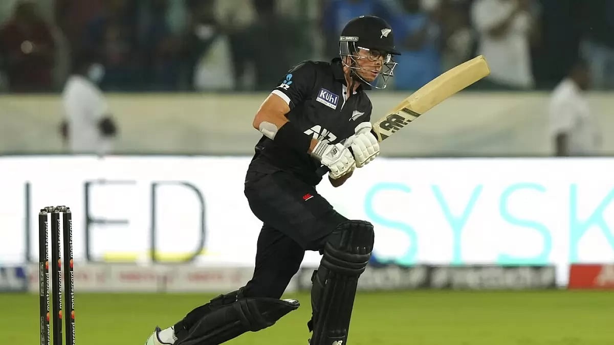 Santner scored 57 off 45 balls in the 1st ODI against India on Wednesday.