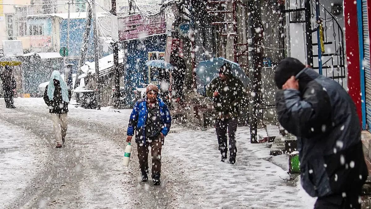 Snowfall in Joshimath