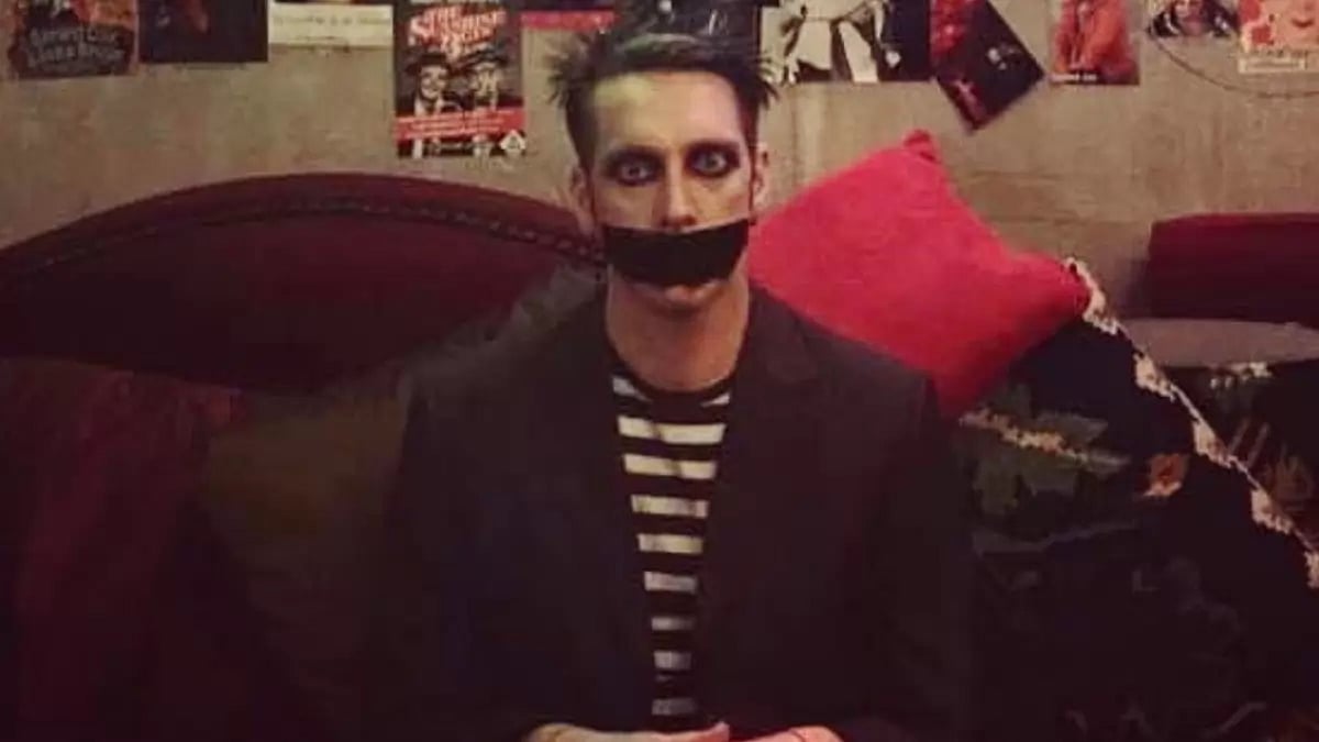 Comedian Tape Face aka Sam Wills