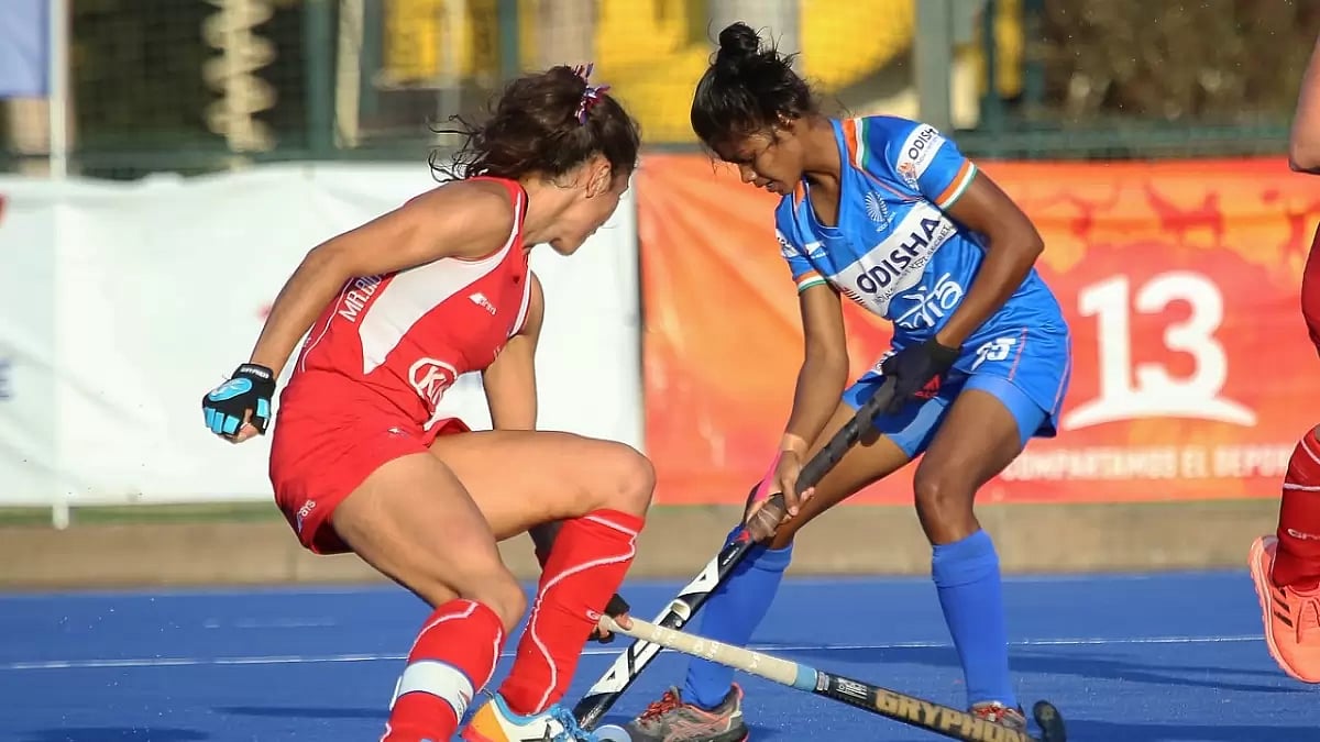 Beauty Dungdung scored India's only goal of the match.