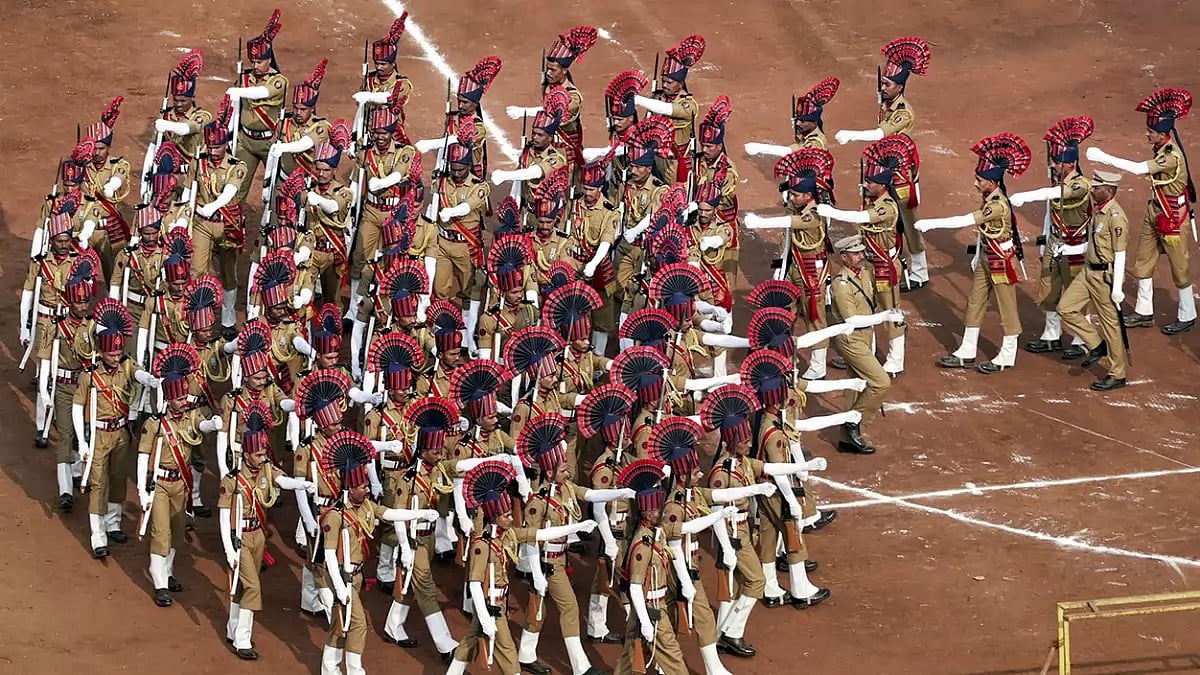 R-Day Parade full dress rehearsal