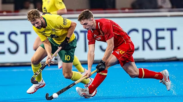 FIH Men's Hockey World Cup 2023: Australia Semifinals For 12th Time on Trot, Beat Spain 4-3 In Tight Match