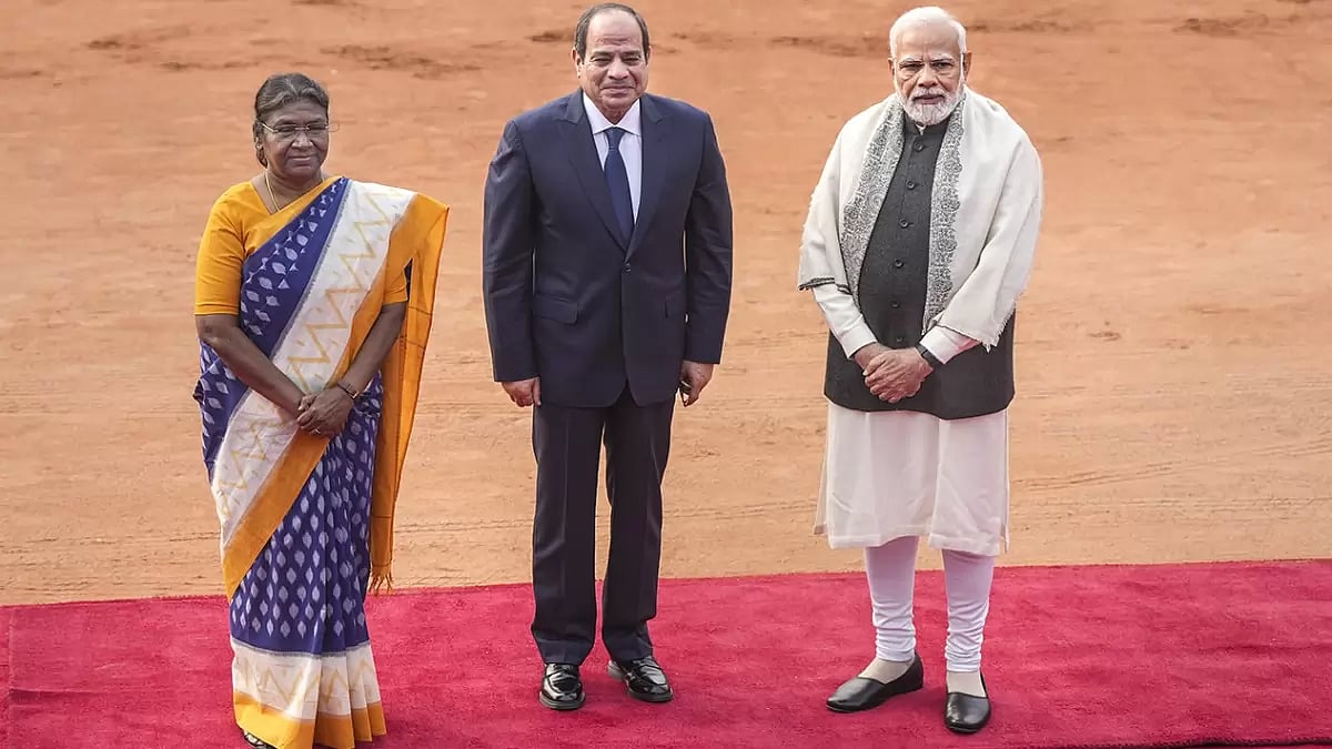 Egyptian Presidents ceremonial reception