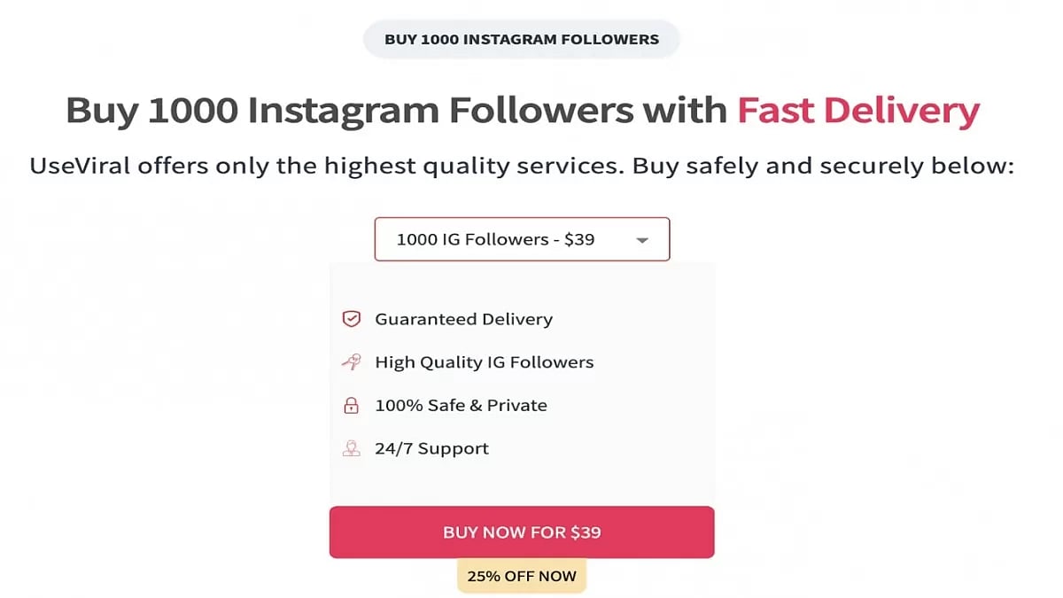 Best And Cheapest Sites To Buy 1000 Instagram Followers