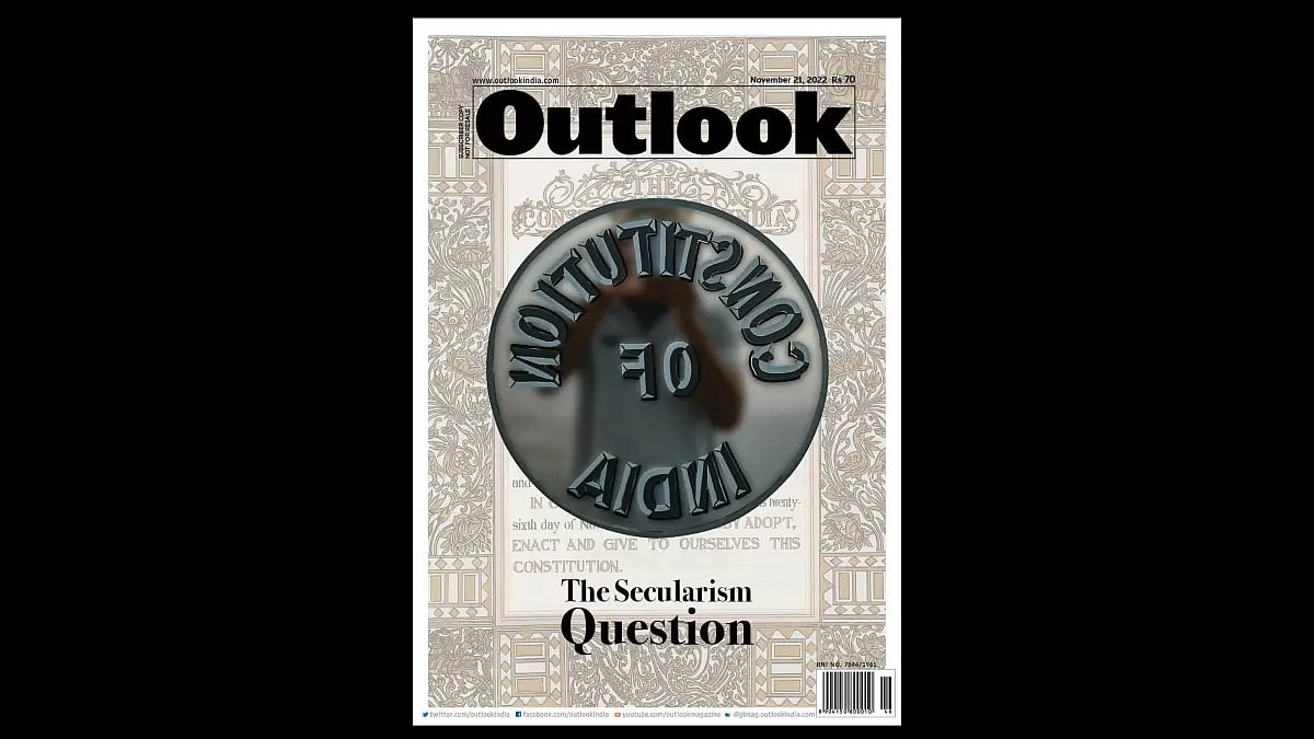 Outlooks cover on Secularism