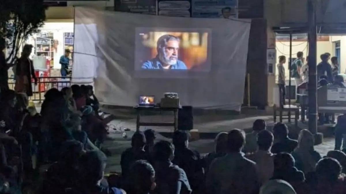 Screening of 'India: the Modi Question' at Hyderabad University