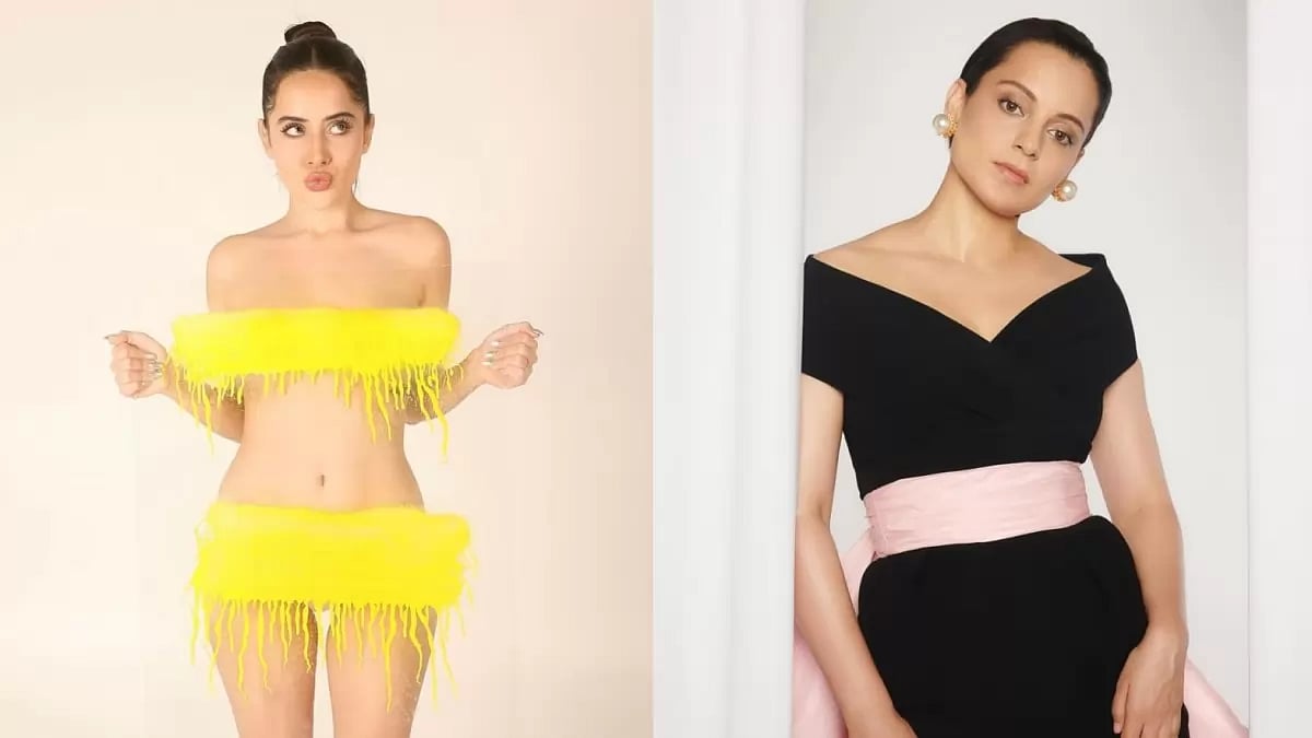 Uorfi Javed and Kangana Ranaut