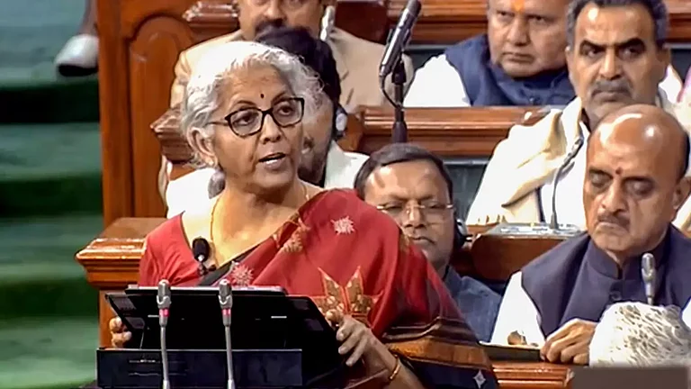 Union Finance Minister Nirmala Sitharaman  - null