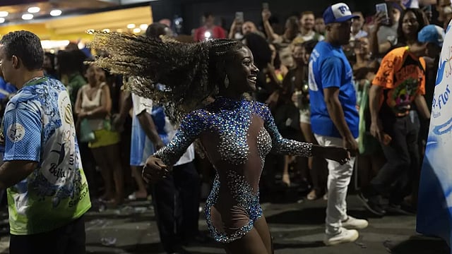 Brazil Carnival Parade Rehearsal Underway In Rio De Janeiro