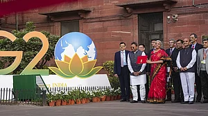 Budget 2023-24: Sitharaman at North Block