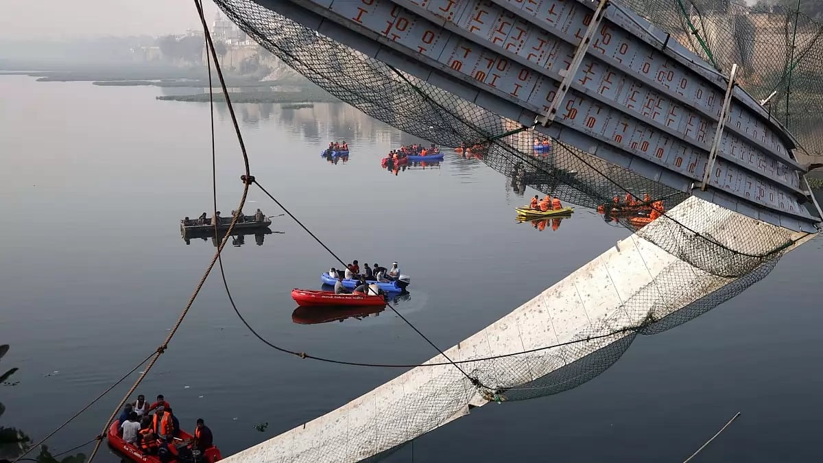 Morbi bridge collapse in Gujarat