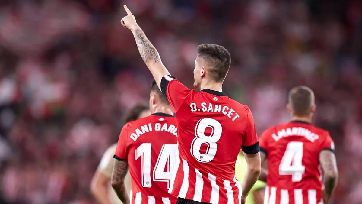 Sancet's hat-trick is also the first in La Liga's 2022-23 season.