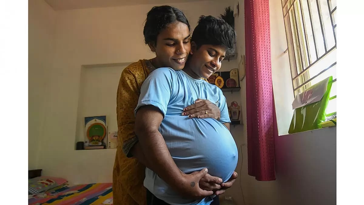Transgender couple Ziya and Zahad